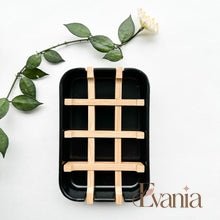 Load image into Gallery viewer, Biodegradable Bamboo & Cornstarch Soap Dish - Plastic Free Zero Waste Eco friendly Soap Tray