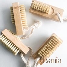 Load image into Gallery viewer, Double Sided Bamboo Sisal Nail Brush-Zero Waste Plastic Free Nail Brush
