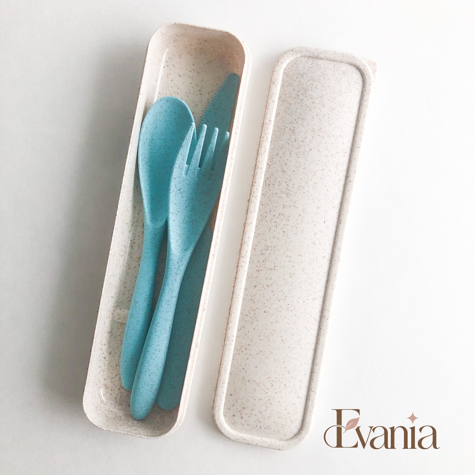 Reusable Wheat Straw Cutlery Set