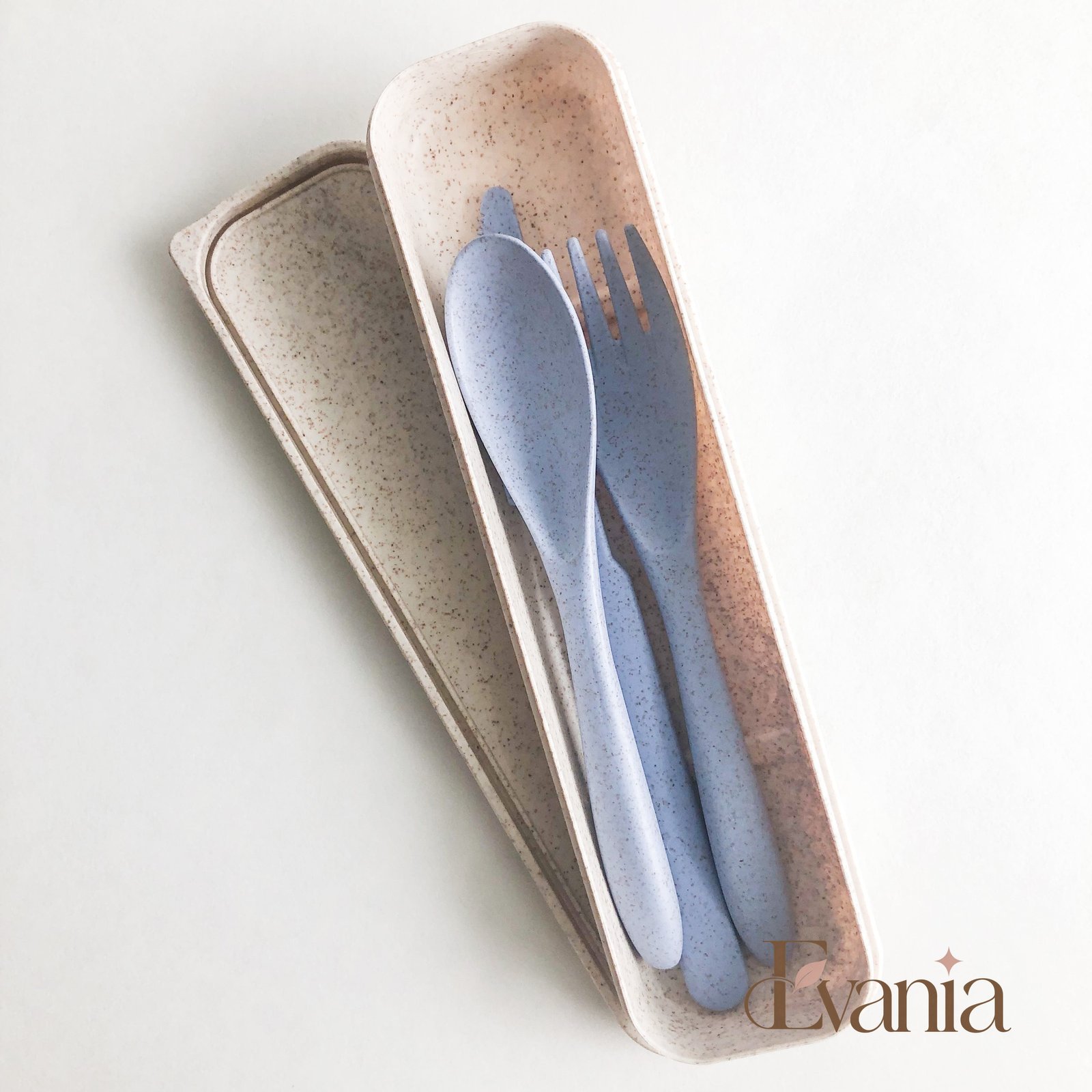 Reusable Wheat Straw Cutlery Set