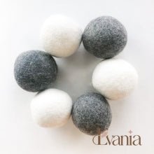 Load image into Gallery viewer, Natural Wool Dryer Balls | Organic Handmade 100% New Zealand Wool | Set of 6