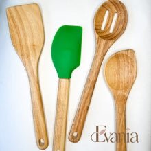 Load image into Gallery viewer, Earth-Friendly Wooden Utensil Set | Natural, Plastic Free