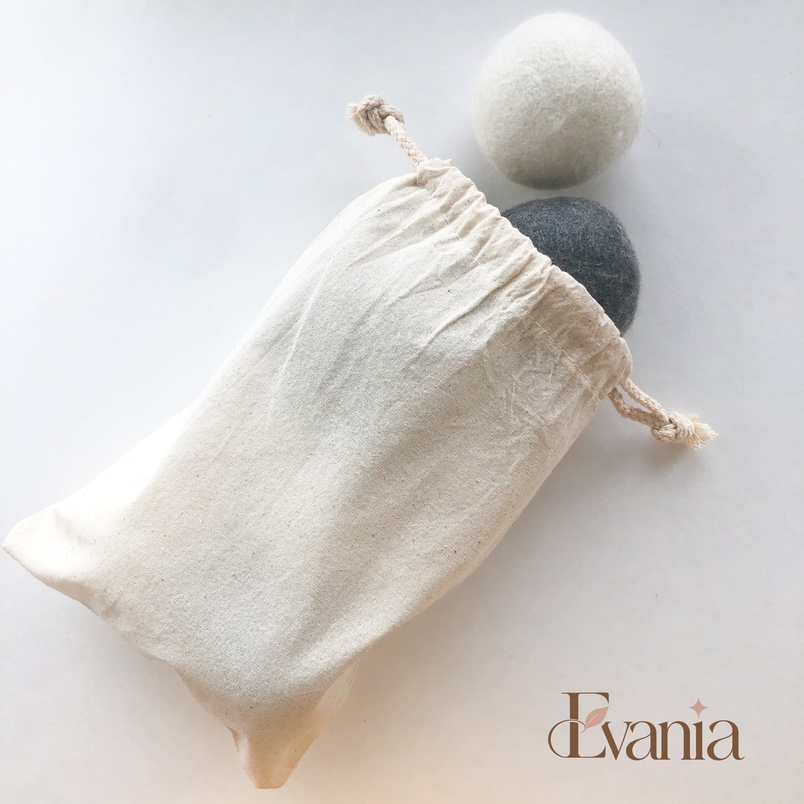 Natural Wool Dryer Balls | Organic Handmade 100% New Zealand Wool | Set of 6