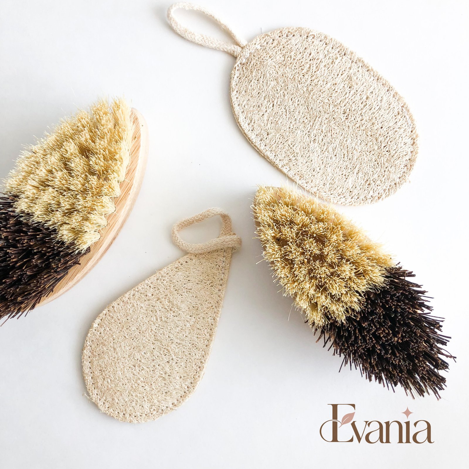 Bamboo Sisal/Palm Fiber Vegetable Brush-Zero Waste Natural Kitchen Scrubbing Brush-Sustainable Kitchen