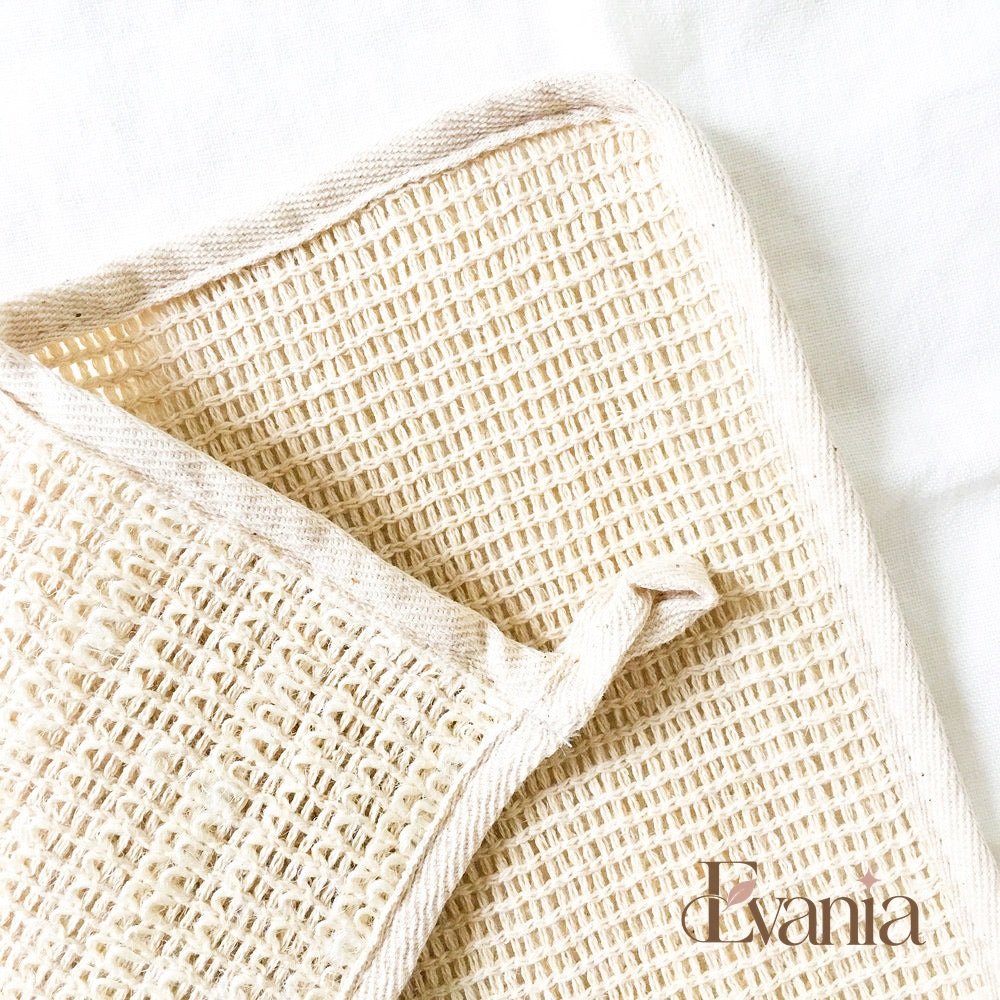 Natural Sisal Washcloth - Organic Zero Waste Plastic Free Exfoliate