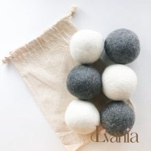 Load image into Gallery viewer, Natural Wool Dryer Balls | Organic Handmade 100% New Zealand Wool | Set of 6