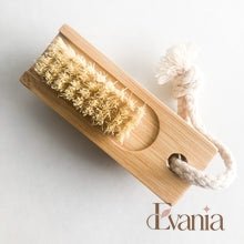 Load image into Gallery viewer, Double Sided Bamboo Sisal Nail Brush-Zero Waste Plastic Free Nail Brush