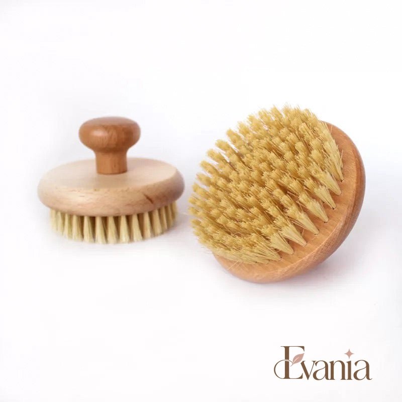 Organic Sisal Dry Body Brush - Eco friendly Natural Zero Waste Round Body Brush - Plastic Free Sustainable Exfoliate