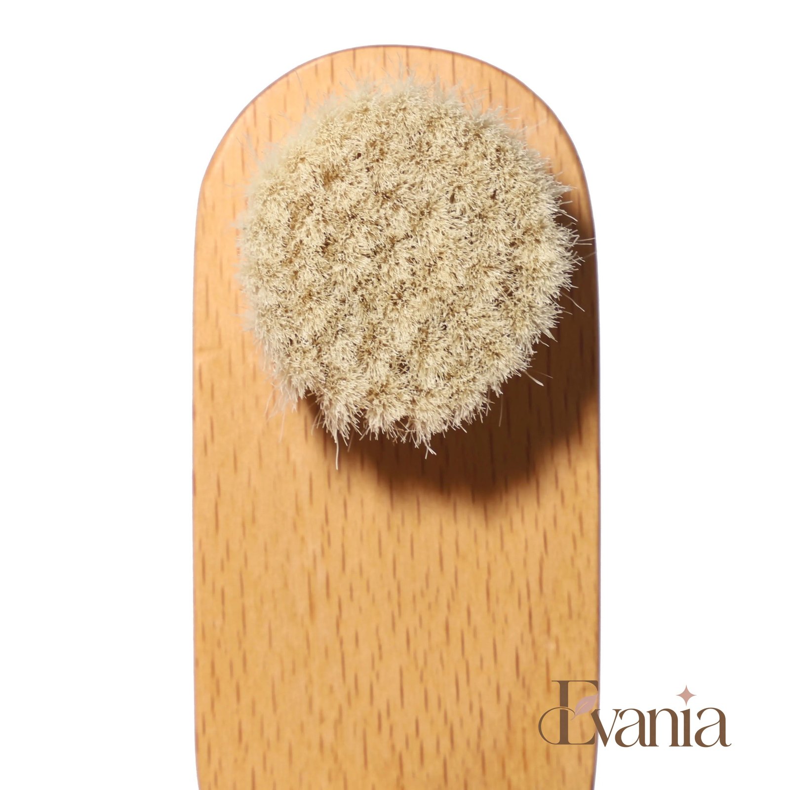 Bamboo Facial Massager with Goat Hair Bristles