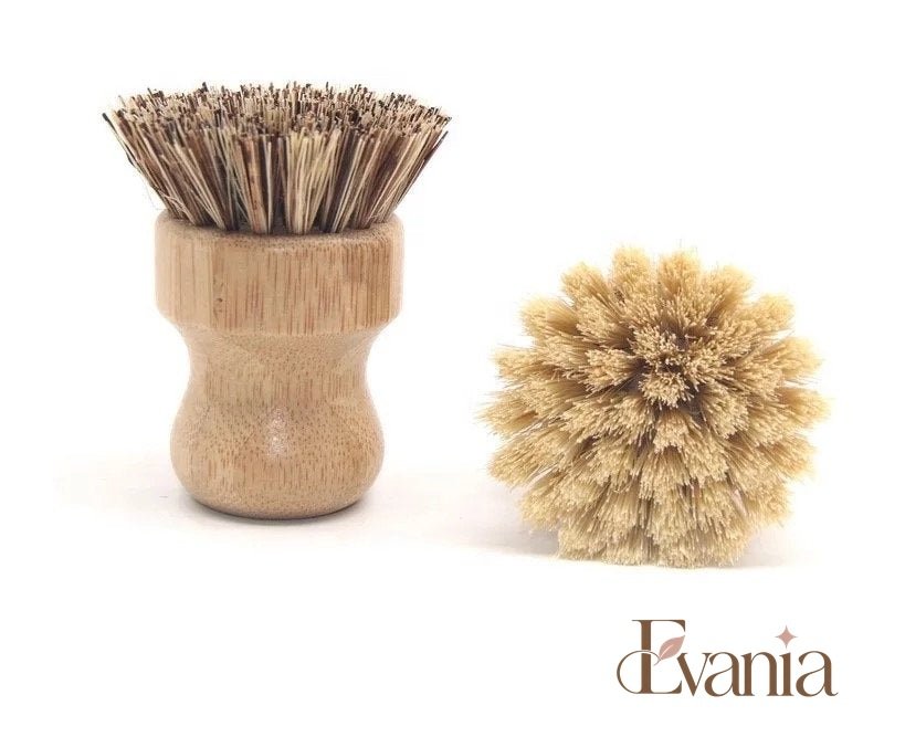 Bamboo Pot Scrubber - Zero Waste Dish Brush