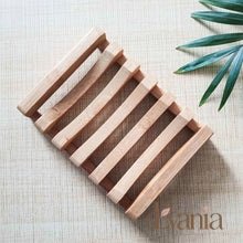 Load image into Gallery viewer, Natural Bamboo Soap Dish - Zero Waste Biodegradable Soap Tray - Plastic Free Soap Lift