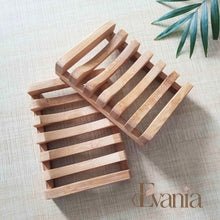 Load image into Gallery viewer, Natural Bamboo Soap Dish - Zero Waste Biodegradable Soap Tray - Plastic Free Soap Lift