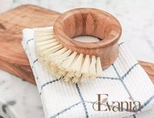 Load image into Gallery viewer, Bamboo Sisal Kitchen Ring Brush - Zero Waste Natural Veggie Brush
